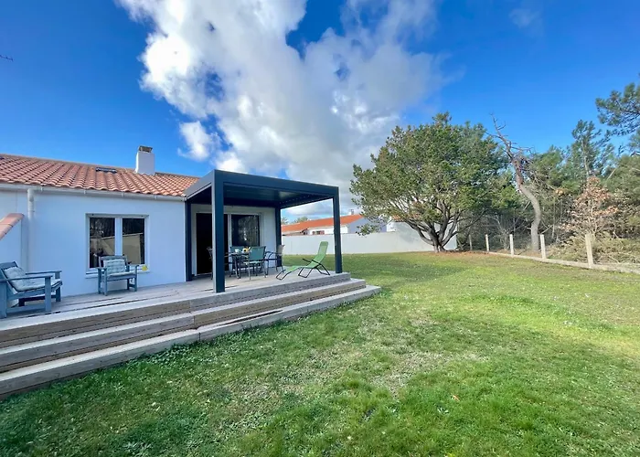 Maison Cosy A La Sauzaie Avec Jardin Cloture, Pergola Bioclimatique Et Wifi - Fr-1-231-314 * Brétignolles-sur-Mer